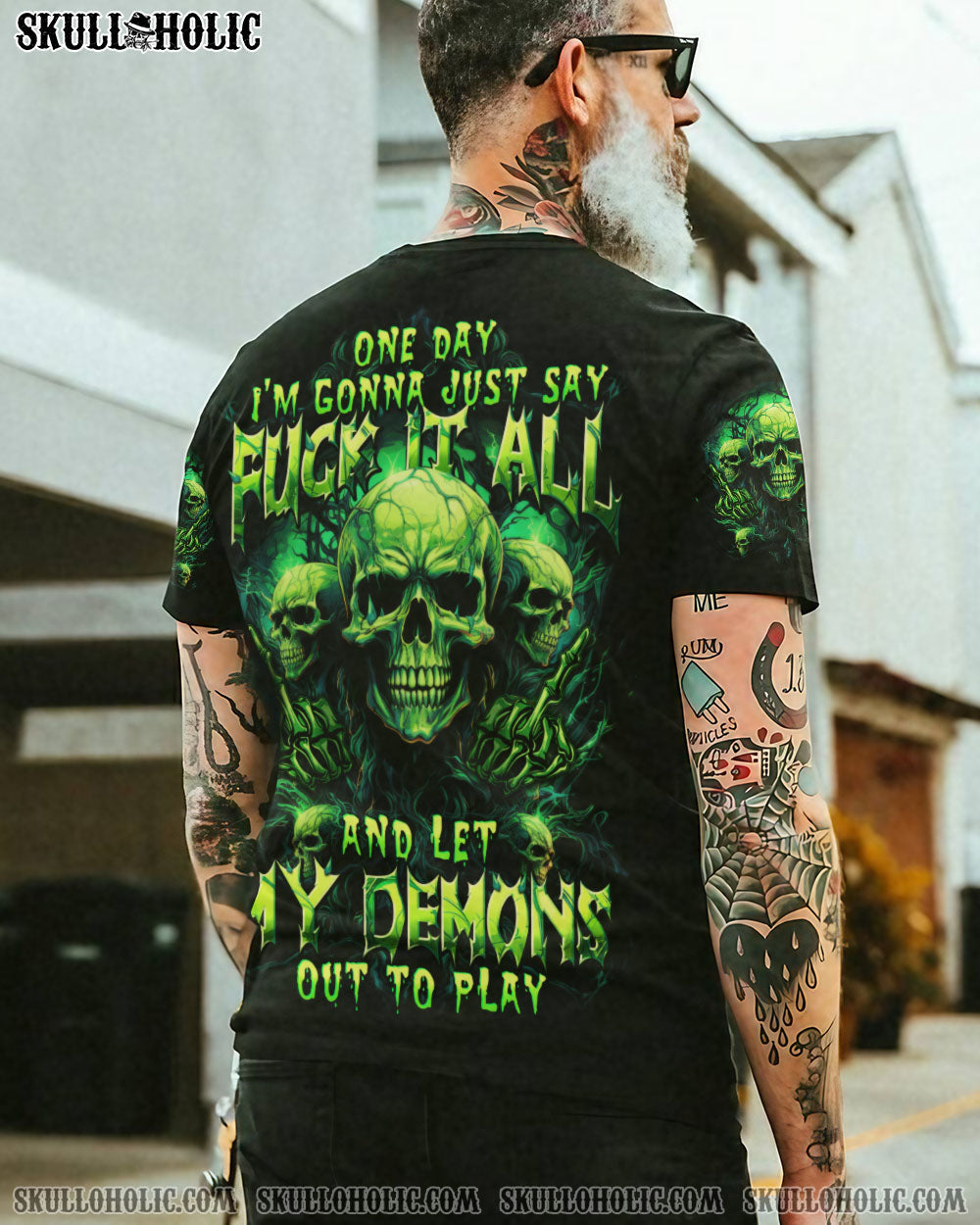 BLISSCORNERS ONE DAY I'M GONNA JUST SAY ALL OVER PRINT