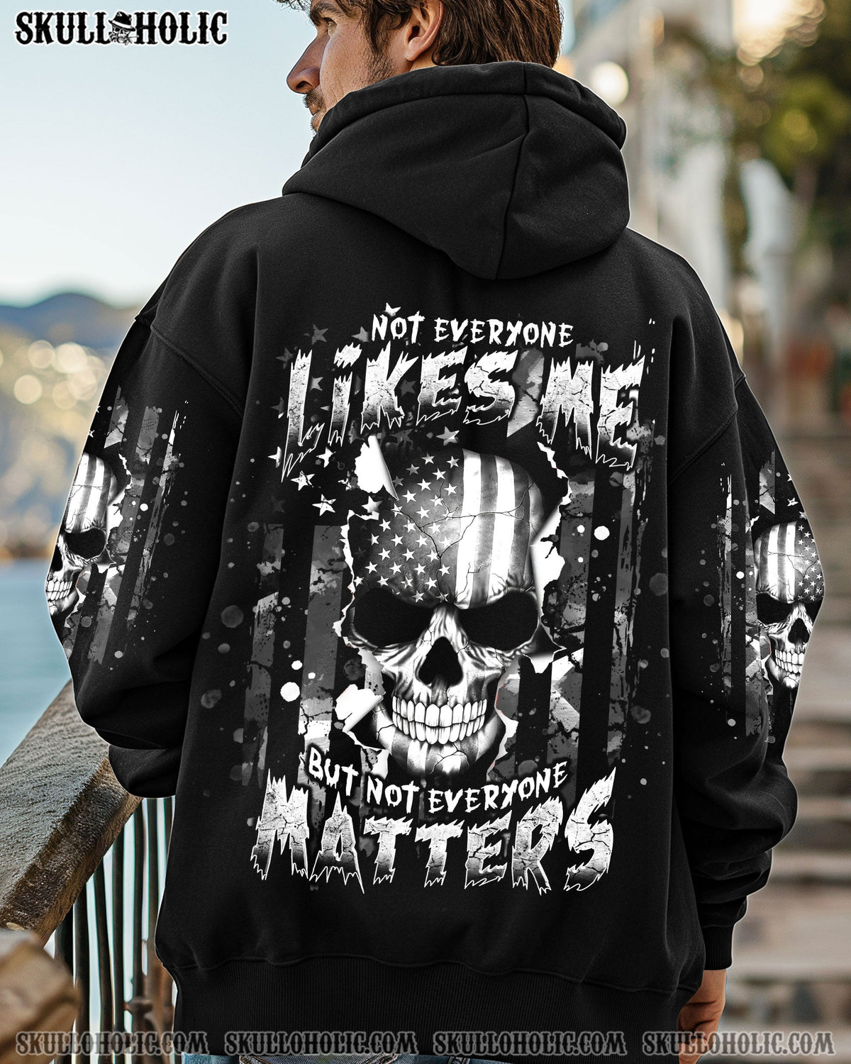 BLISSCORNERS NOT EVERYONE LIKES ME SKULL ALL OVER PRINT -  TLNT0808252