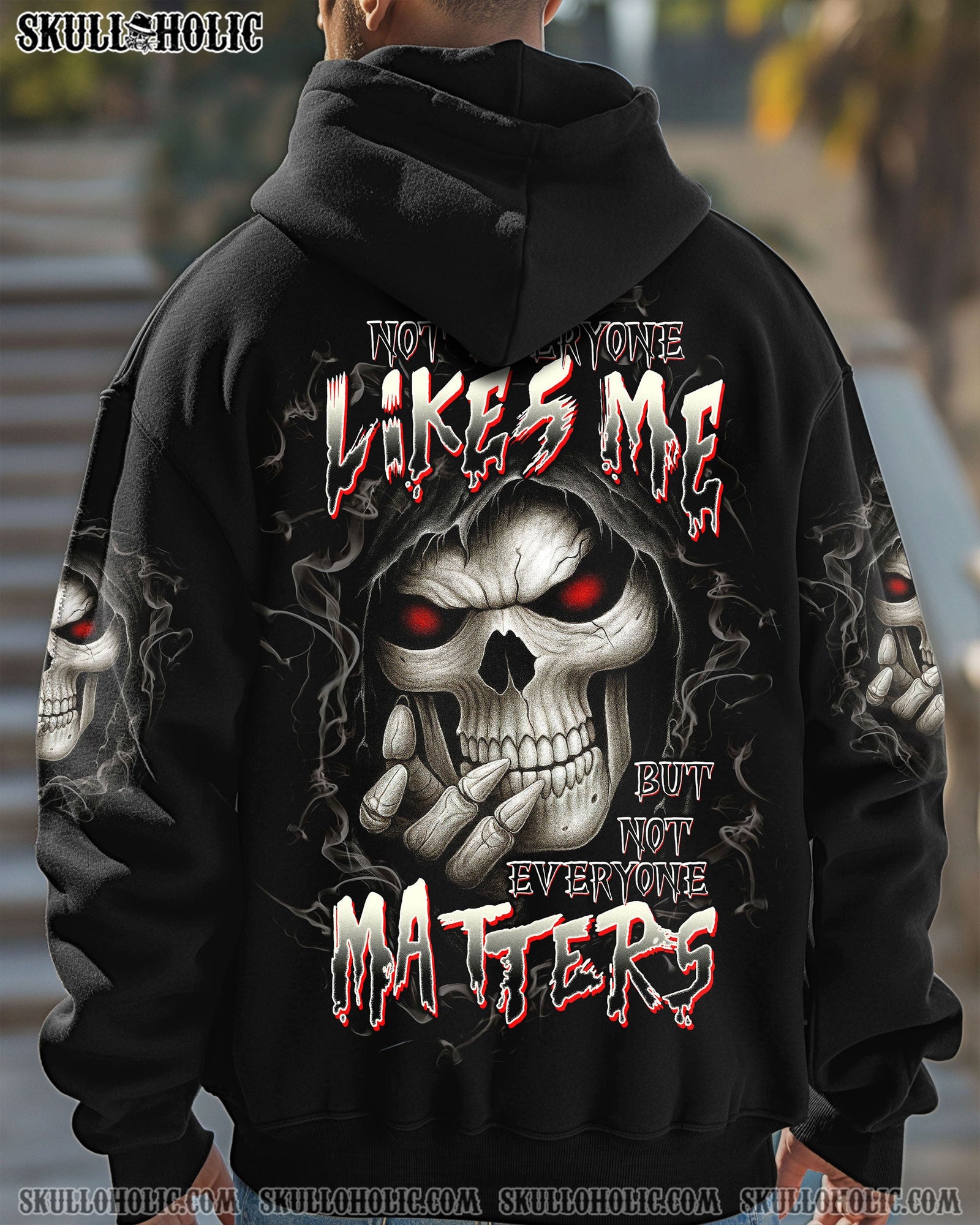 BLISSCORNERS NOT EVERYONE LIKES ME SKULL REAPER ALL OVER PRINT -  TLTW0808252
