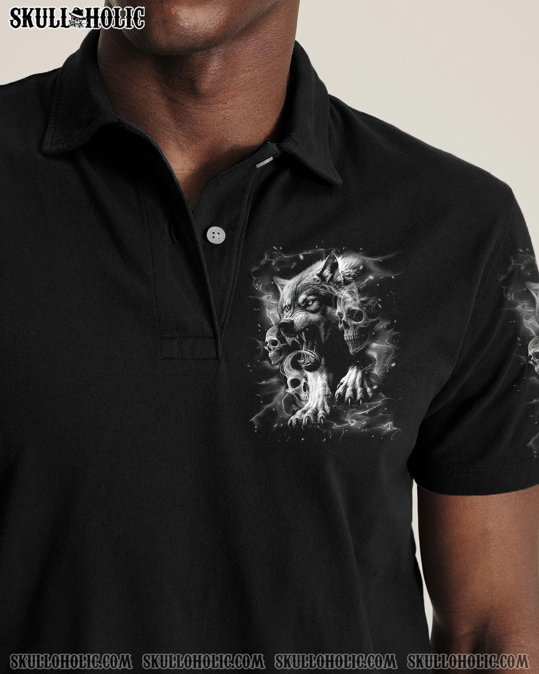 BLISSCORNERS YOUR FIRST MISTAKE WOLF SMOKE ALL OVER PRINT