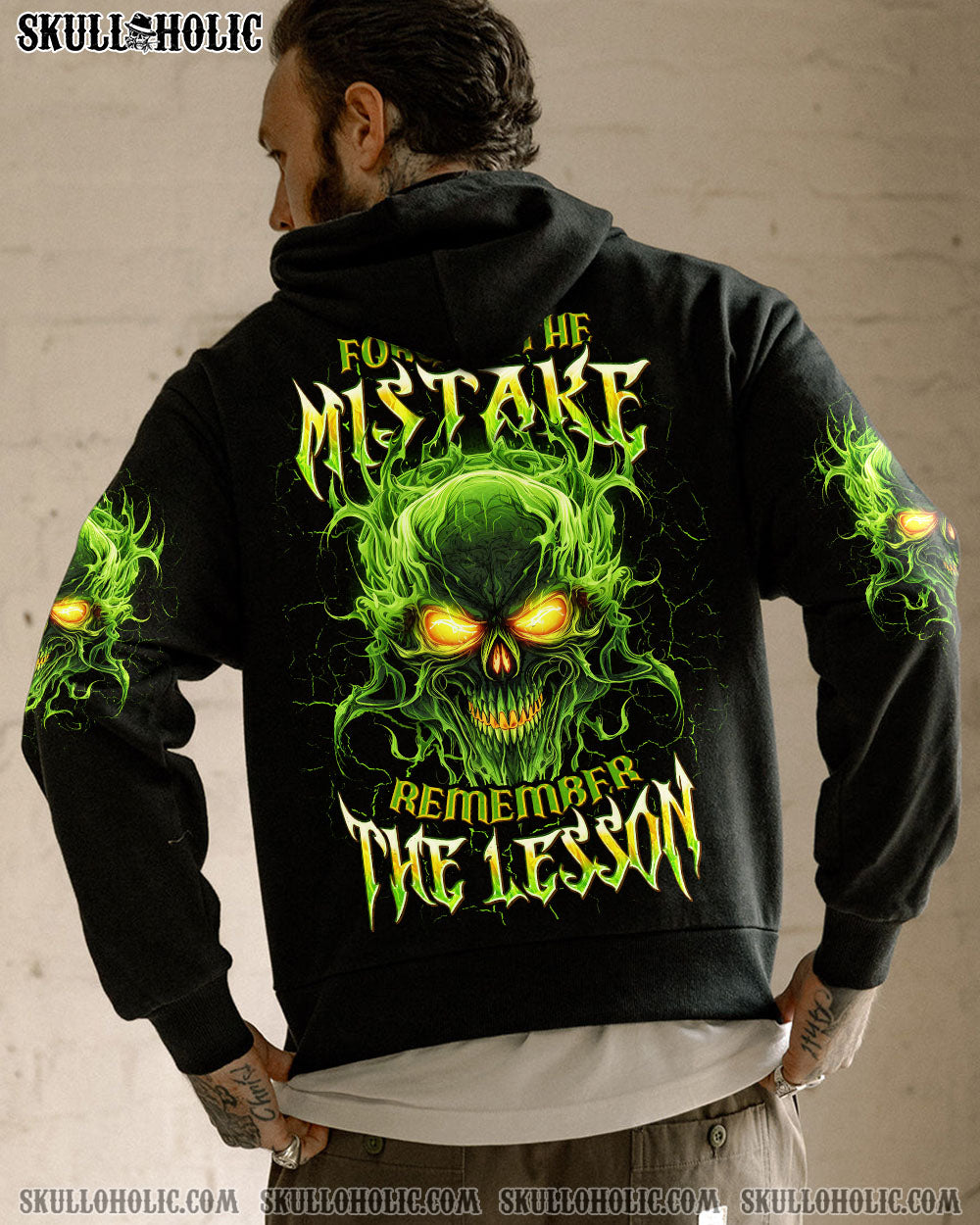 BLISSCORNERS FORGET MISTAKE REMEMBER THE LESSON ALL OVER PRINT