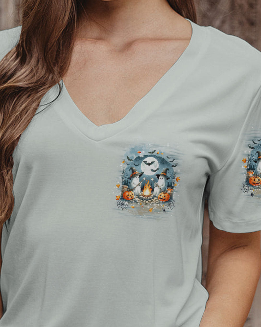 BLISSCORNERS LET'S GET TOASTED BOOS HALLOWEEN ALL OVER PRINT