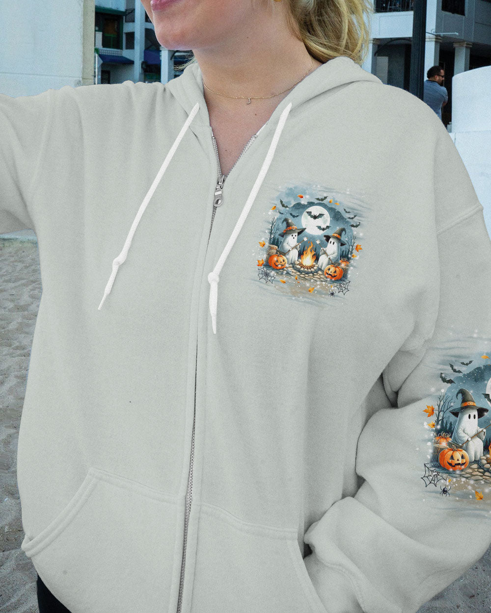 BLISSCORNERS LET'S GET TOASTED BOOS HALLOWEEN ALL OVER PRINT