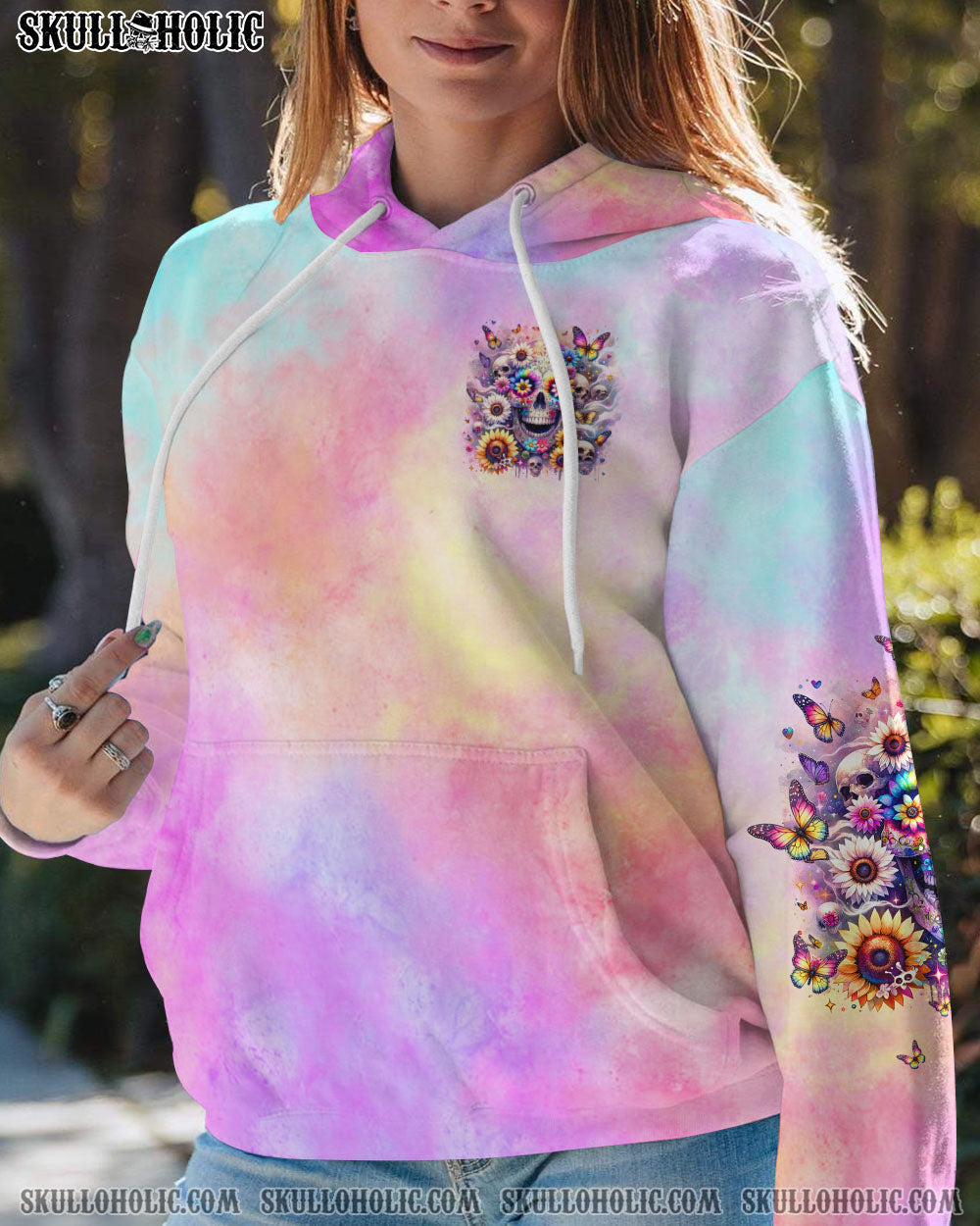 BLISSCORNERS SHE IS SUNSHINE SKULL ALL OVER PRINT