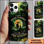 Blisscorners Bigfoot Nature Phonecase Prefer The Woods Quote Unisex 3D Phonecase