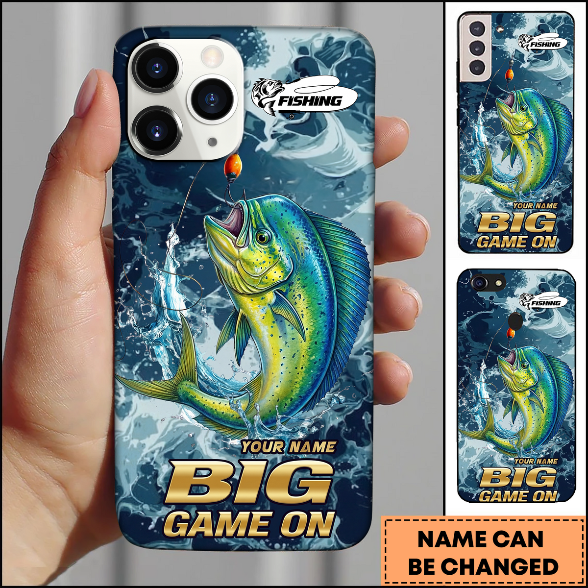 Blisscorners Blisscorners Mahi Mahi Tropical Big Game Fishing Art 3D Phonecase