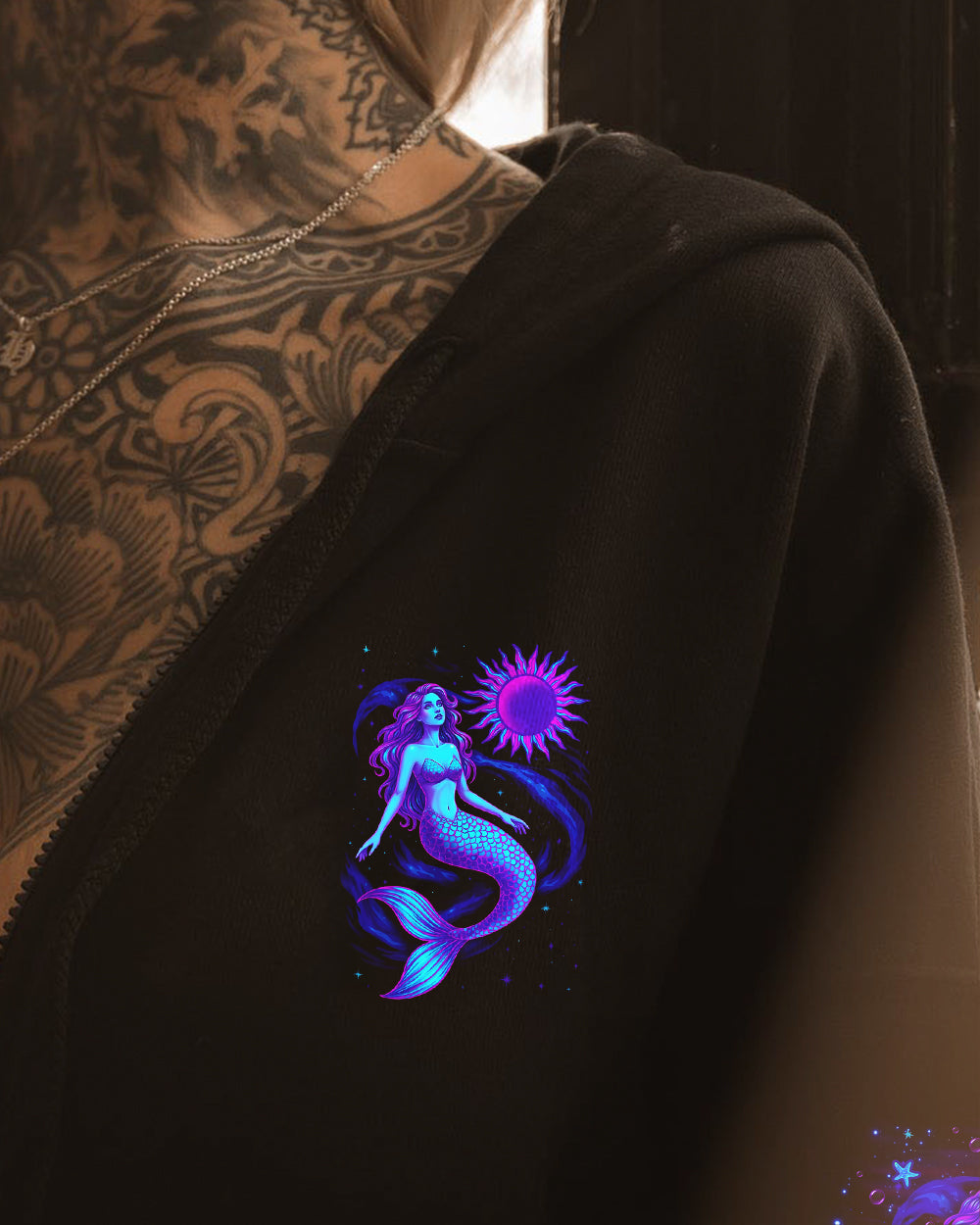 BLISSCORNERS SALTWATER HEALS EVERYTHING MERMAID ALL OVER PRINT