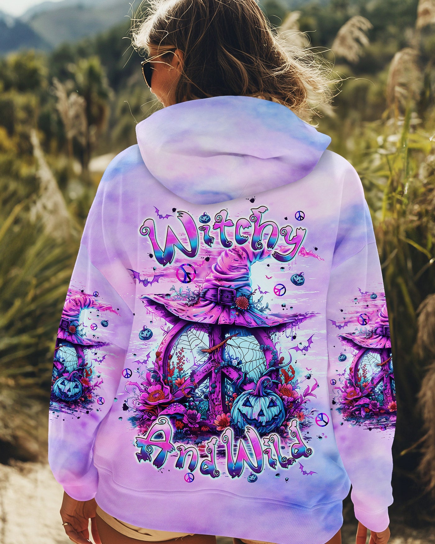 BLISSCORNERS WITCHY AND WILD HALLOWEEN ALL OVER PRINT