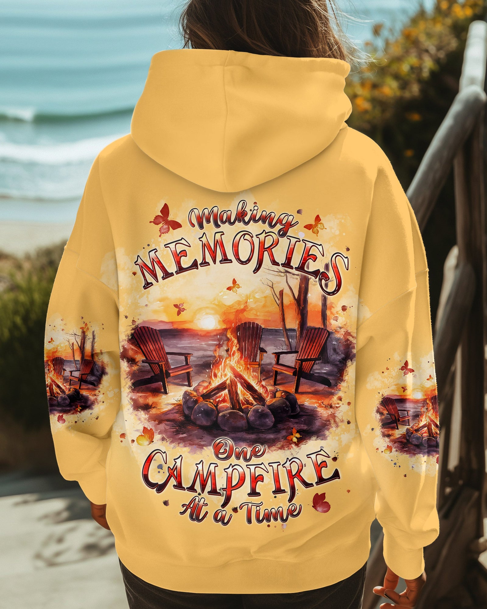 BLISSCORNERS MAKING MEMORIES ONE CAMPFIRE AT A TIME ALL OVER PRINT