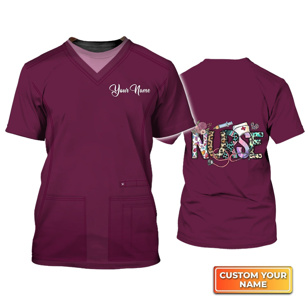 Blisscorners Custom Nursing Graduate T Shirt, Registered Nurse Shirt Gift For A Nurse
