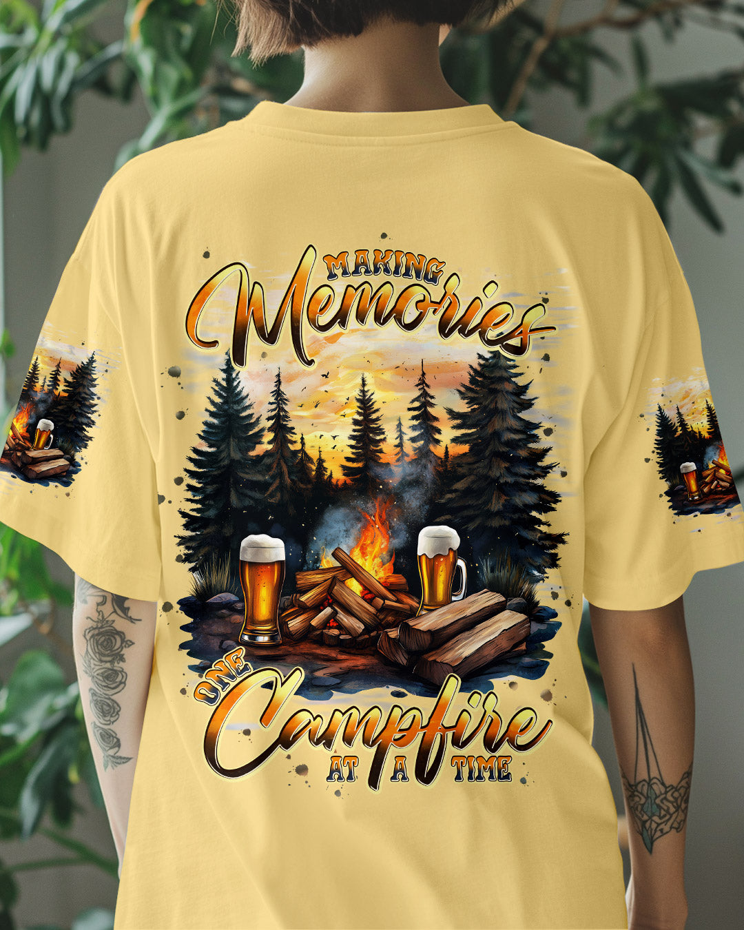 BLISSCORNERS MAKING MEMORIES ONE CAMPFIRE AT A TIME ALL OVER PRINT