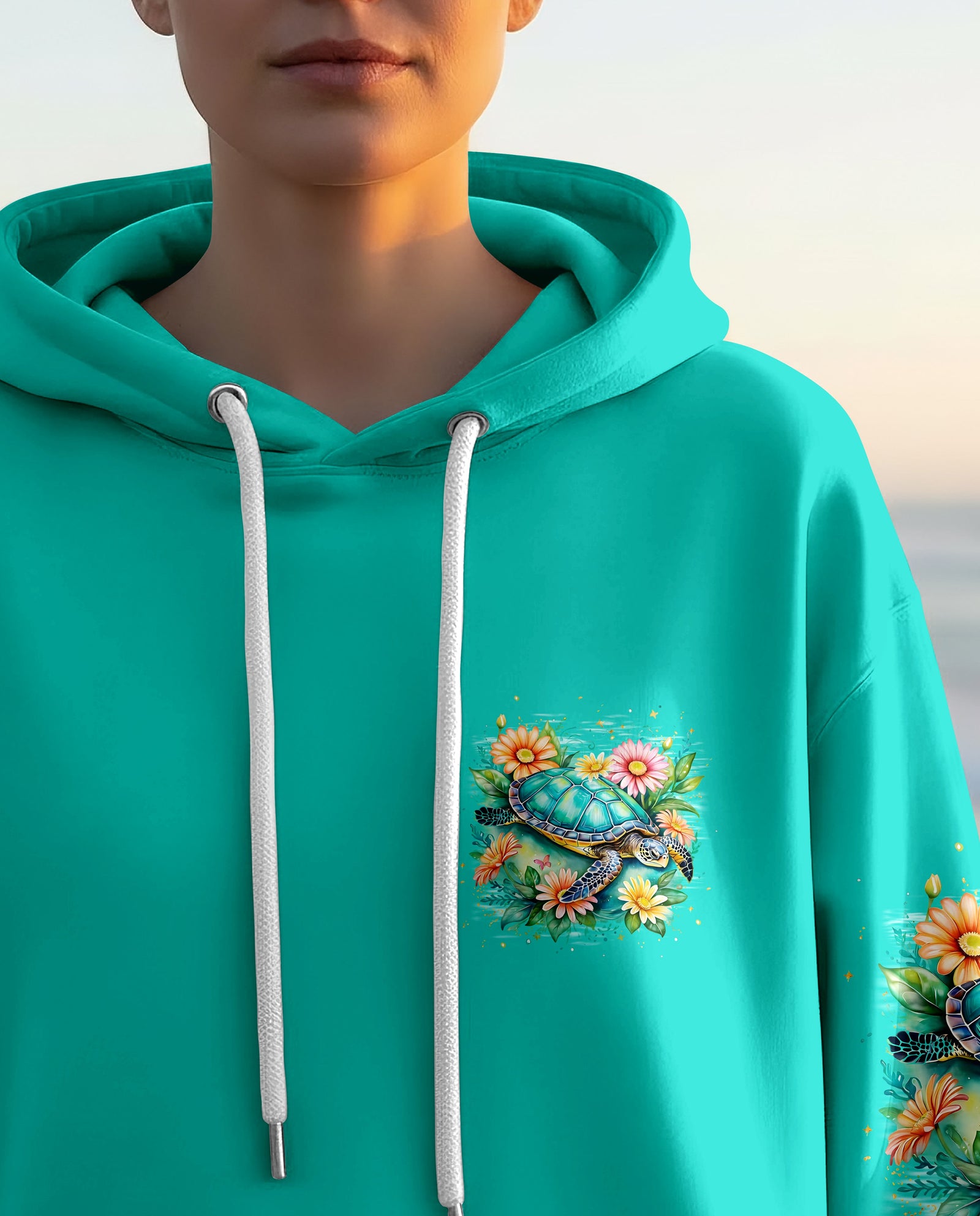 BLISSCORNERS SALTWATER HEALS EVERYTHING TURTLE ALL OVER PRINT