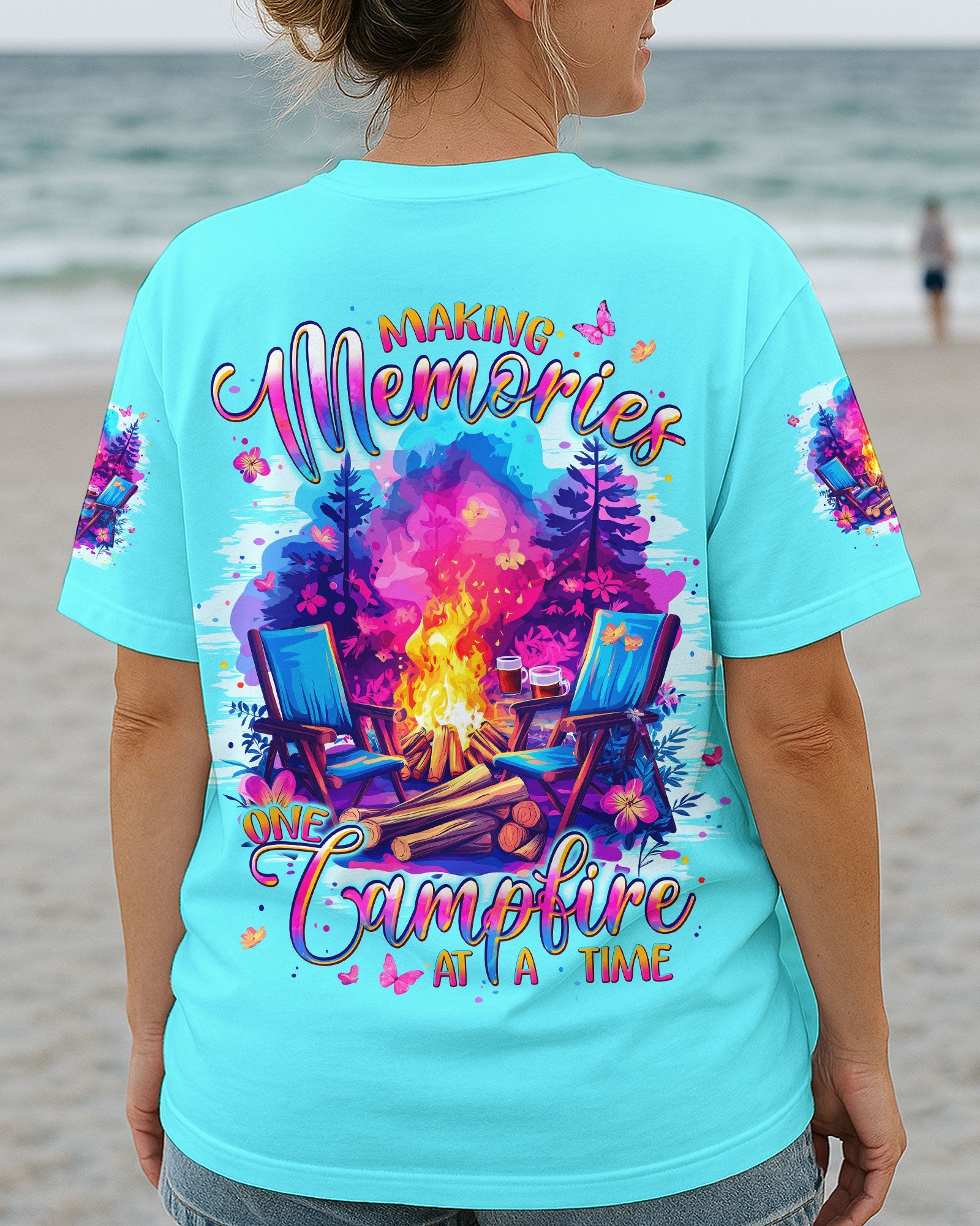 BLISSCORNERS MAKING MEMORIES ONE CAMPFIRE AT A TIME ALL OVER PRINT