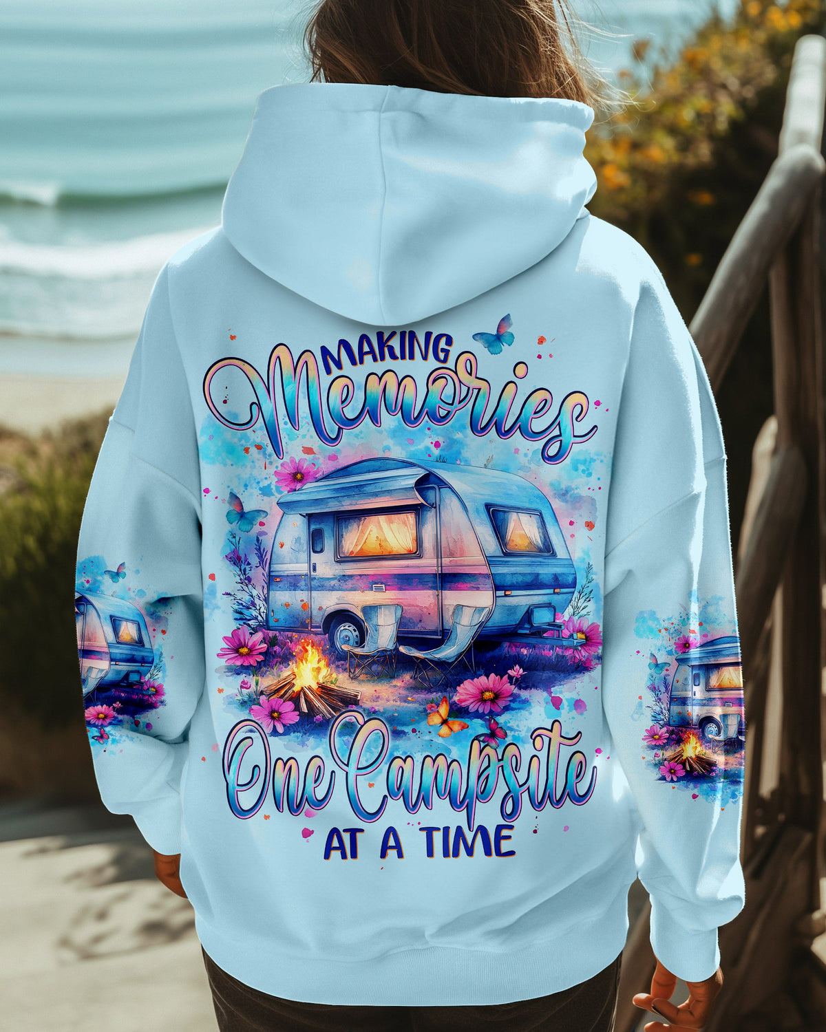 BLISSCORNERS MAKING MEMORIES ONE CAMPSITE AT A TIME ALL OVER PRINT