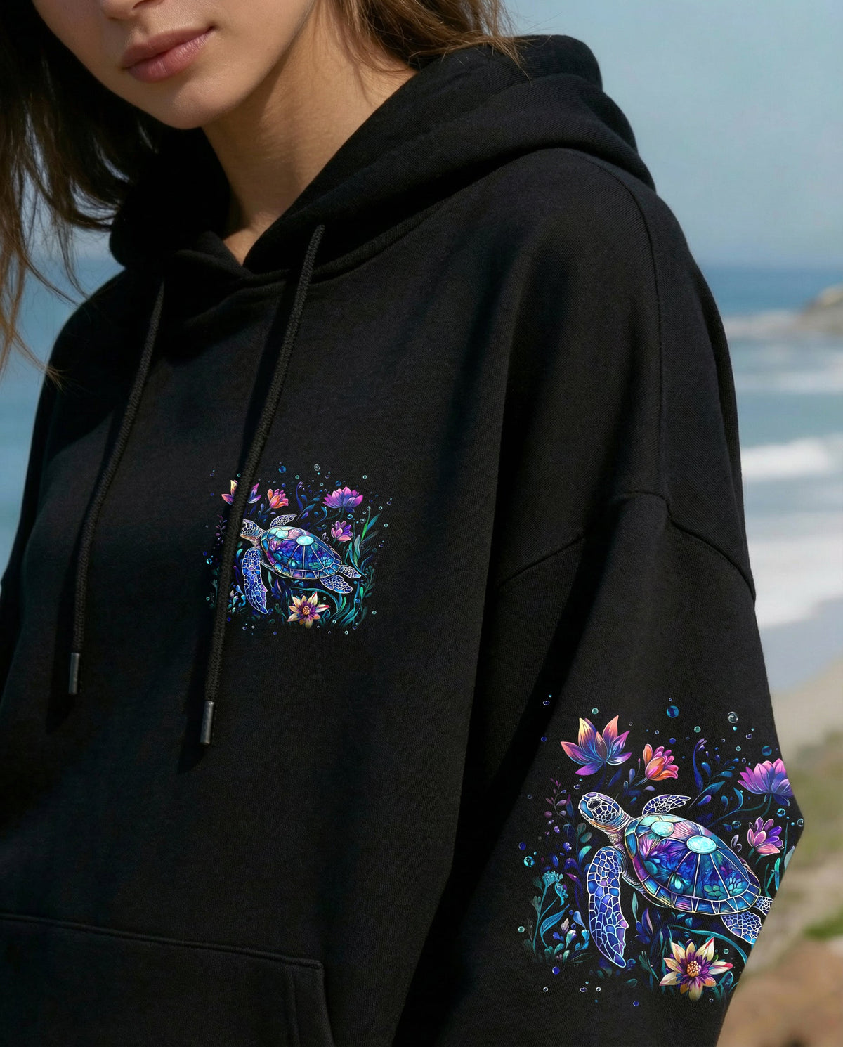 BLISSCORNERS SALTWATER HEALS EVERYTHING TURTLE ALL OVER PRINT