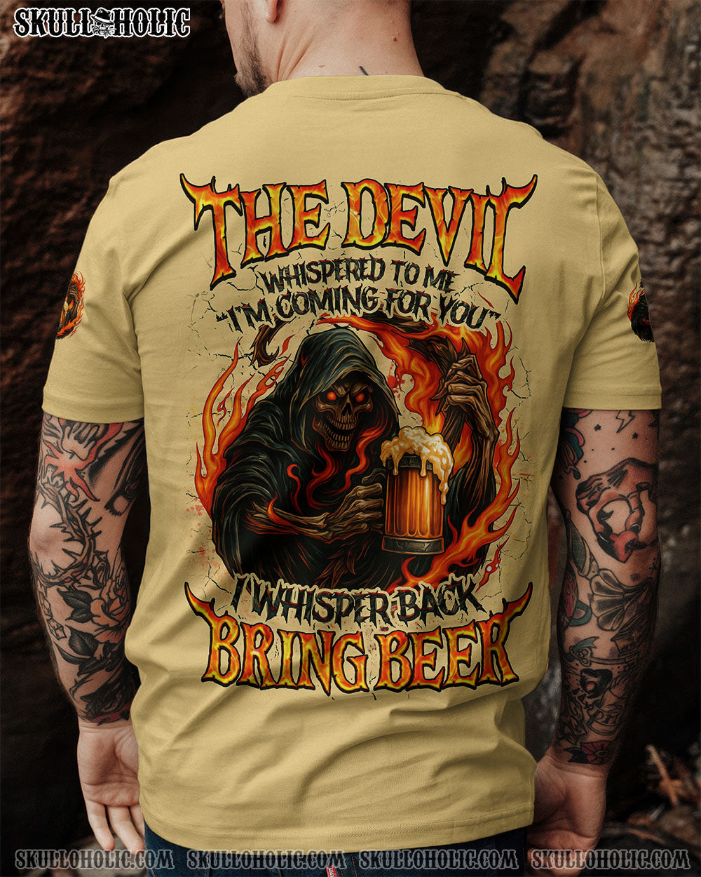 BLISSCORNERS THE DEVIL WHISPERED TO ME ALL OVER PRINT