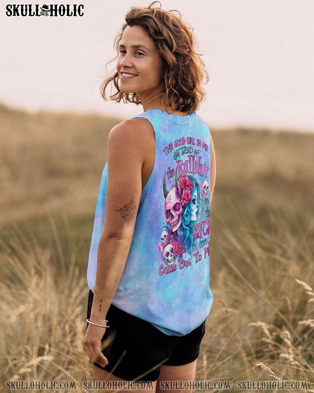 BLISSCORNERS THE GOOD GIRL IN ME AL OVER PRINT