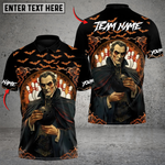 Blisscorners Bowling Dracula Night Strike Personalized Name 3D Unisex Shirt