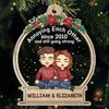 Annoying Each Other Since - Couple Personalized Custom Ornament - Acrylic Custom Shaped - Christmas Gift For Husband Wife, Anniversary