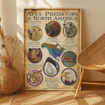 Blisscorners Animals USA Hunting Framed Canvas5 LM2611