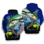 Blisscorners Mahi-mahi, Wahoo, Tuna Customize Name 3D Shirts