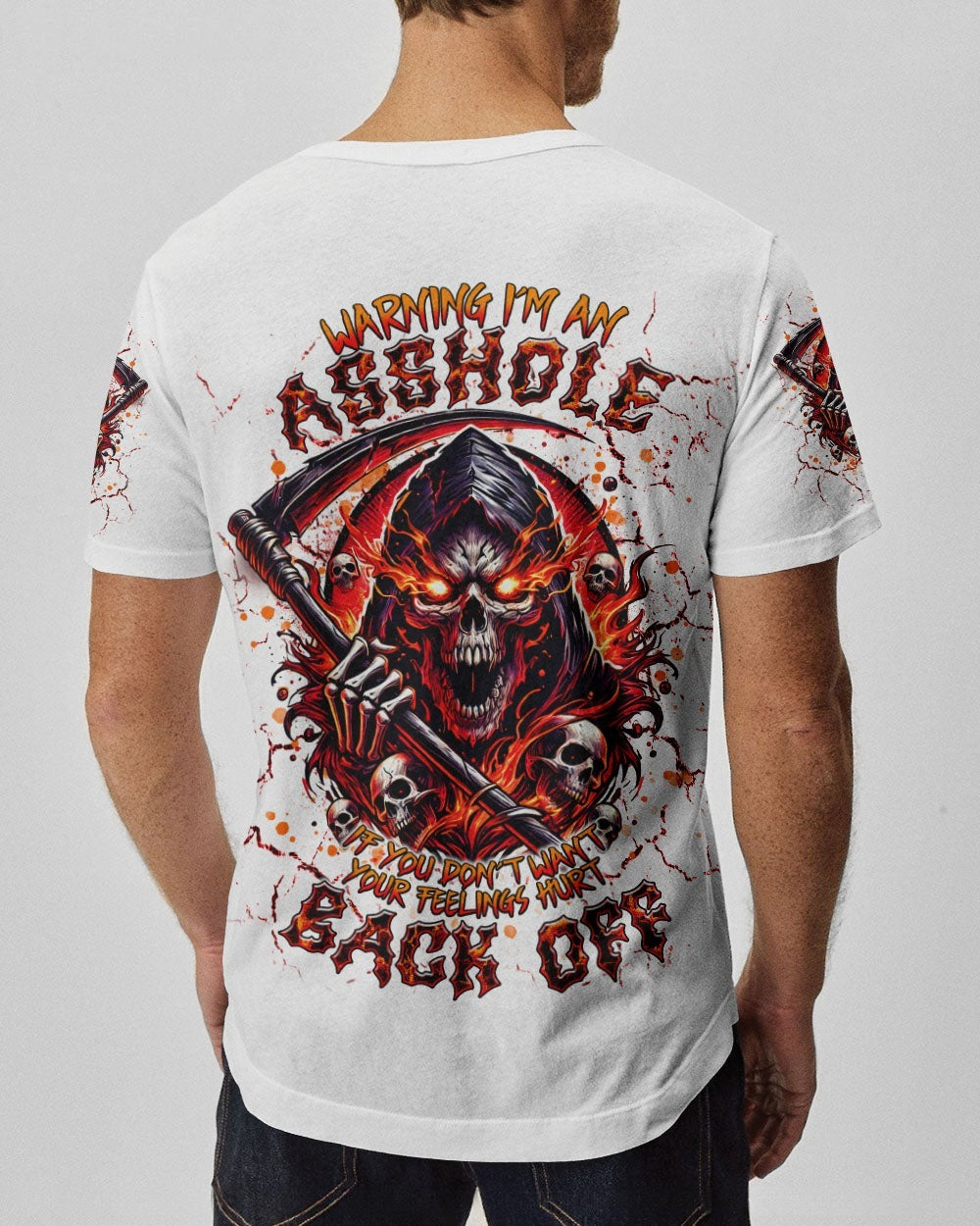 BLISSCORNERS WARNING I'M AN A SKULL REAPER ALL OVER PRINT
