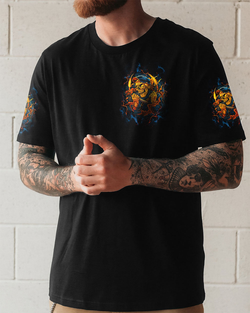 BLISSCORNERS ASSUMING I'M JUST A WELDER SKULL ALL OVER PRINT