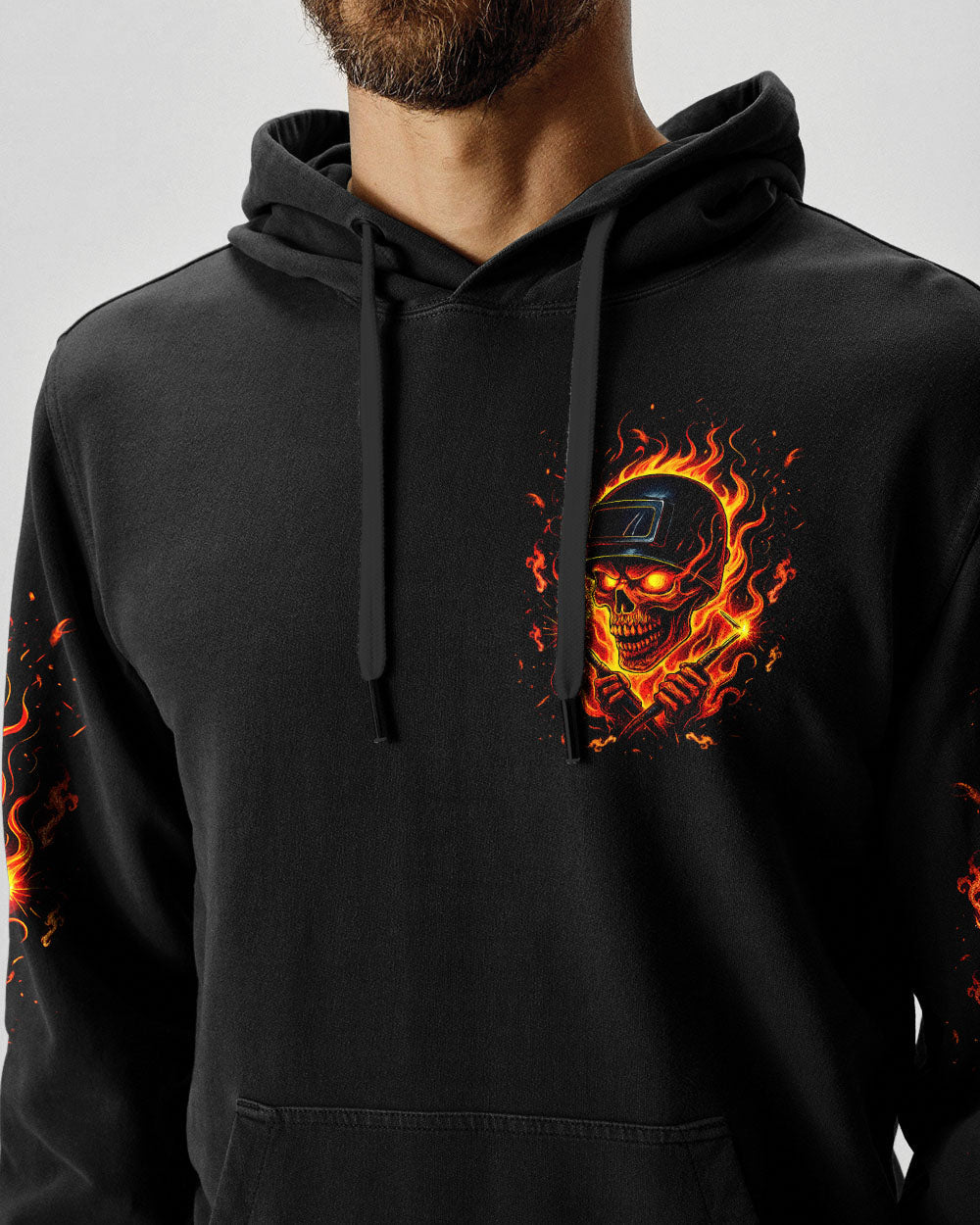 BLISSCORNERS MOVE OVER BOYS WELDER SKULL ALL OVER PRINT