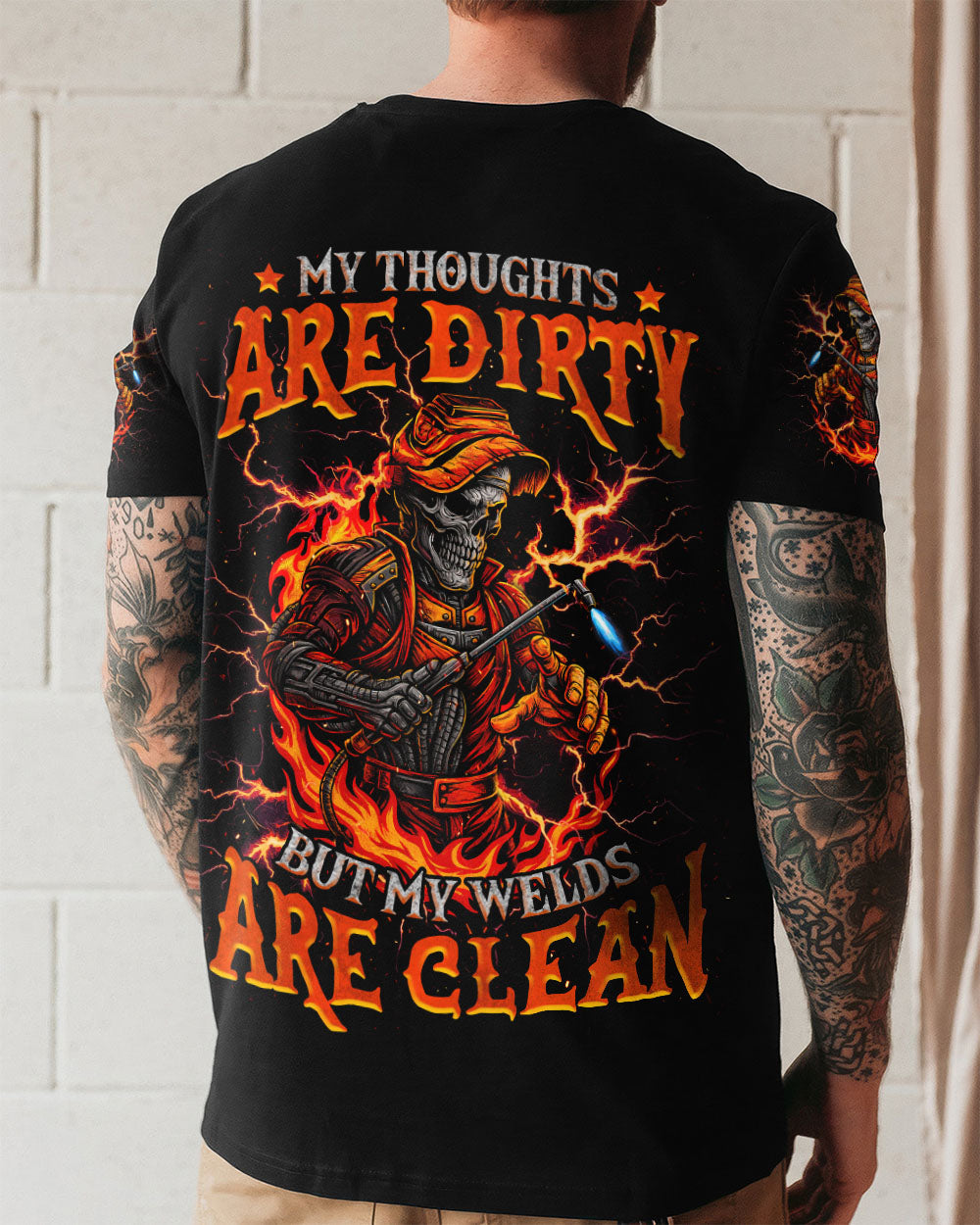 BLISSCORNERS I'M NOT ANTI-SOCIAL WELDER SKULL ALL OVER PRINT