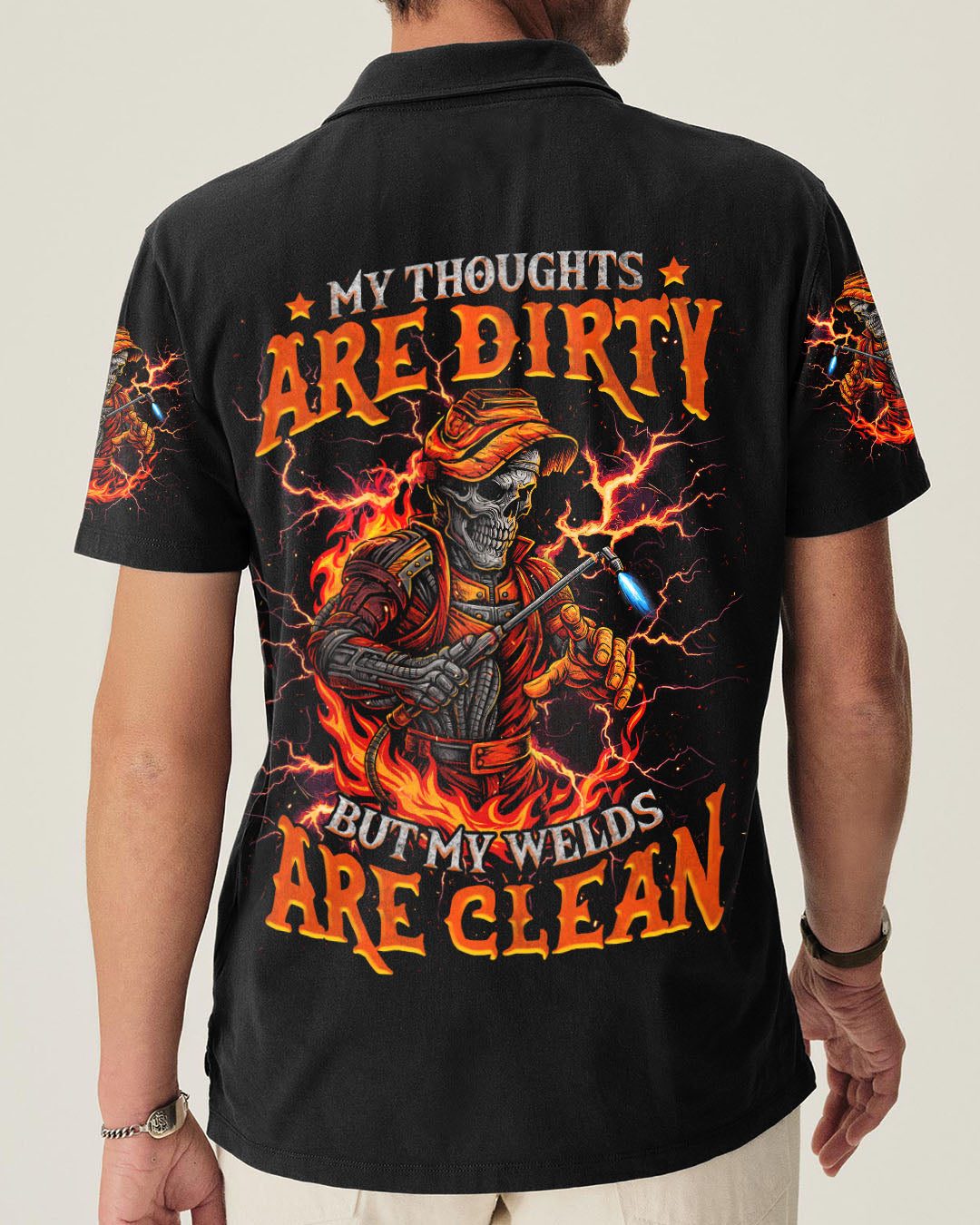 BLISSCORNERS I'M NOT ANTI-SOCIAL WELDER SKULL ALL OVER PRINT