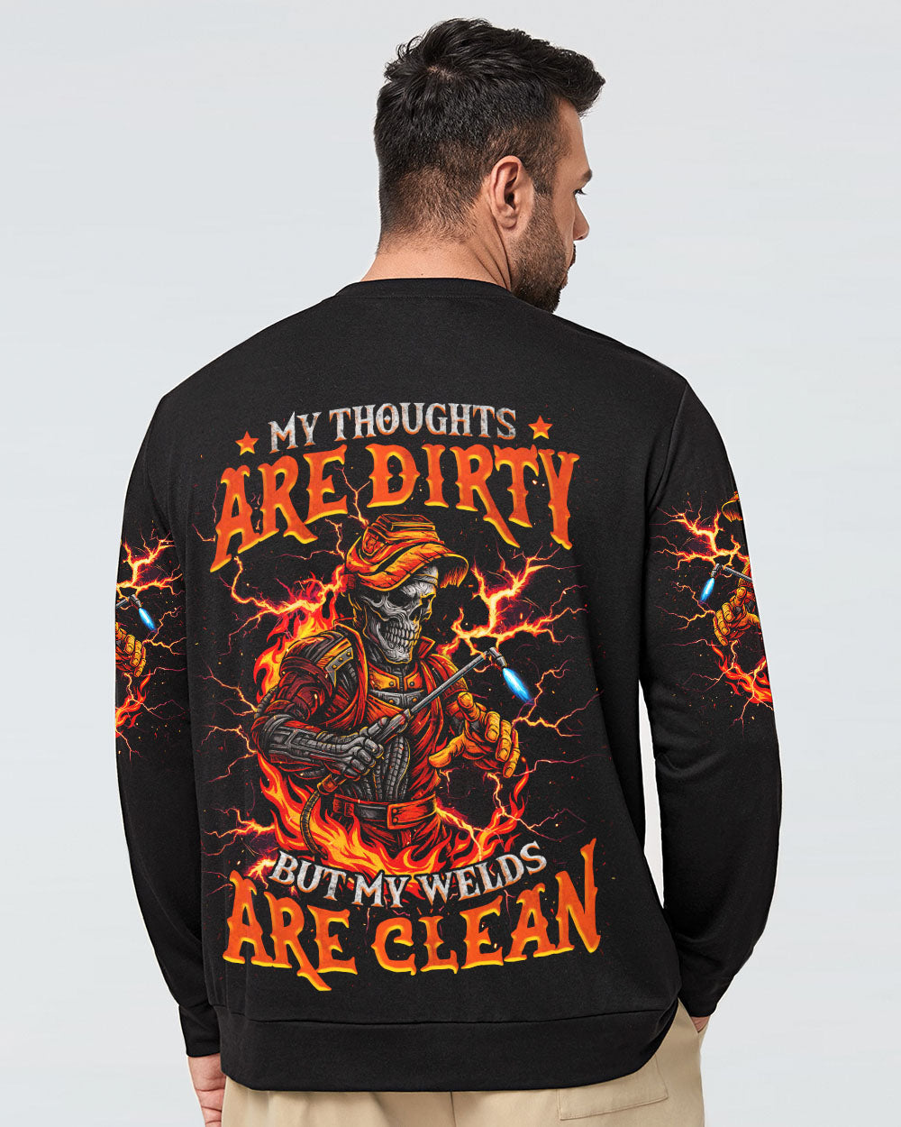 BLISSCORNERS I'M NOT ANTI-SOCIAL WELDER SKULL ALL OVER PRINT