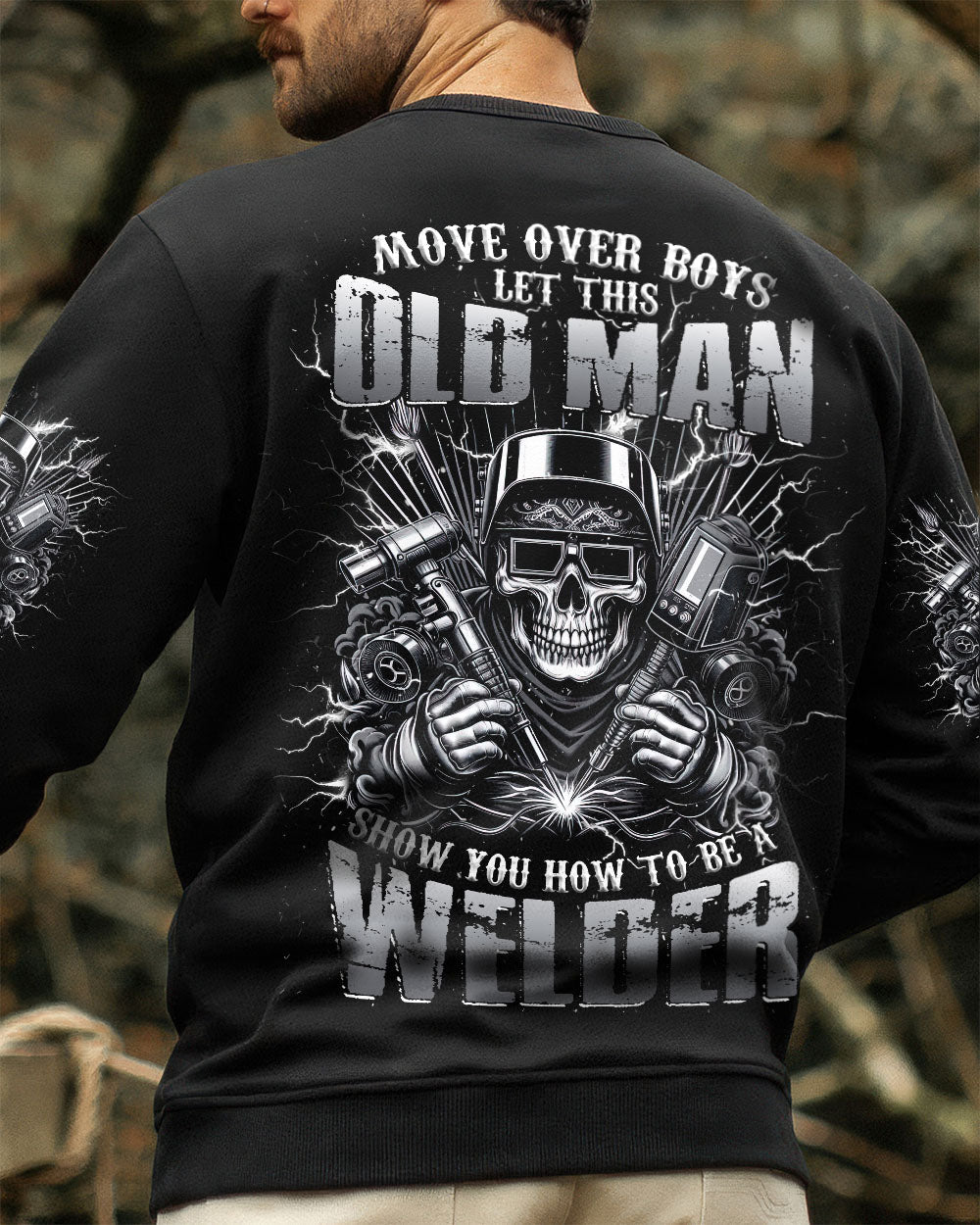 BLISSCORNERS OLD TRUCKERS NEVER DIE SKULL ALL OVER PRINT