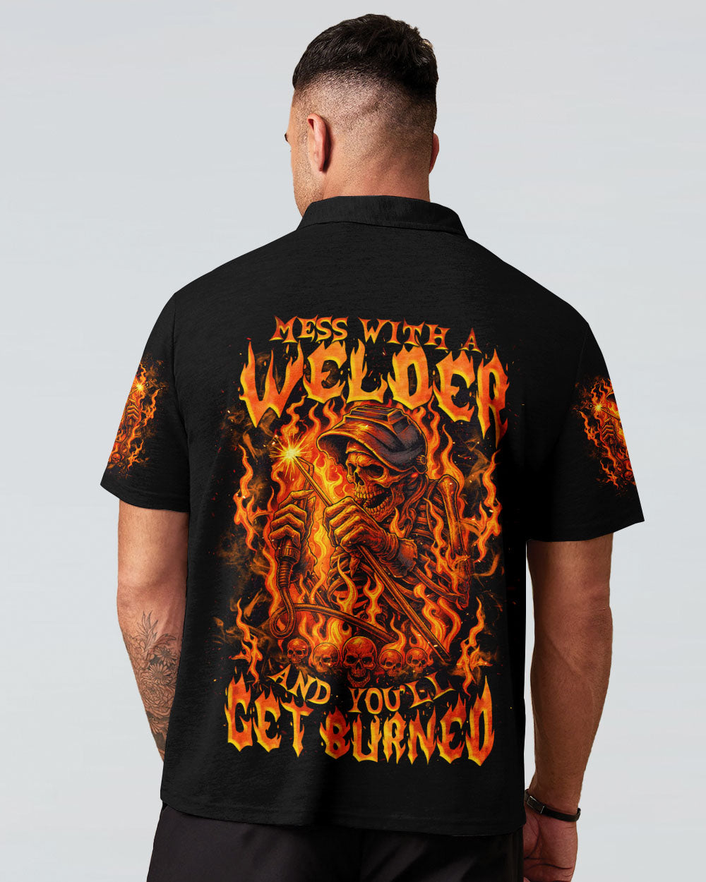 BLISSCORNERS ASSUMING I'M JUST A WELDER SKULL ALL OVER PRINT