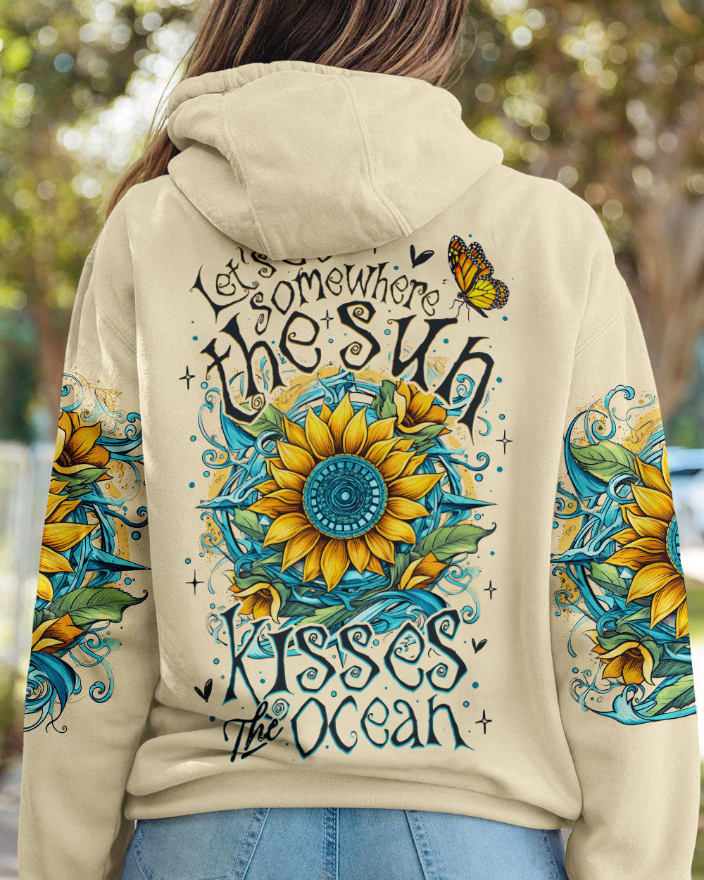 BLISSCORNERS THE SUN KISSES THE OCEAN ALL OVER PRINT