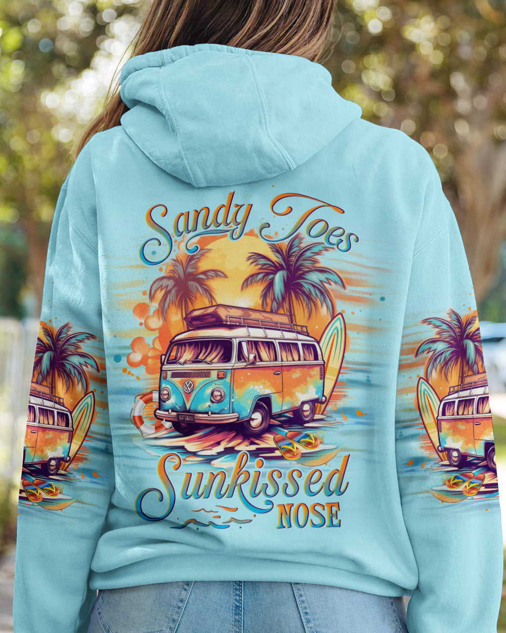 BLISSCORNERS SANDY TOES SUNKISSED NOSE ALL OVER PRINT