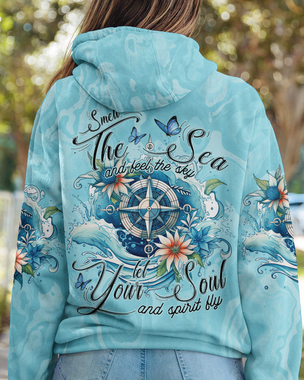 BLISSCORNERS SMELL THE SEA AND FEEL THE SKY ALL OVER PRINT