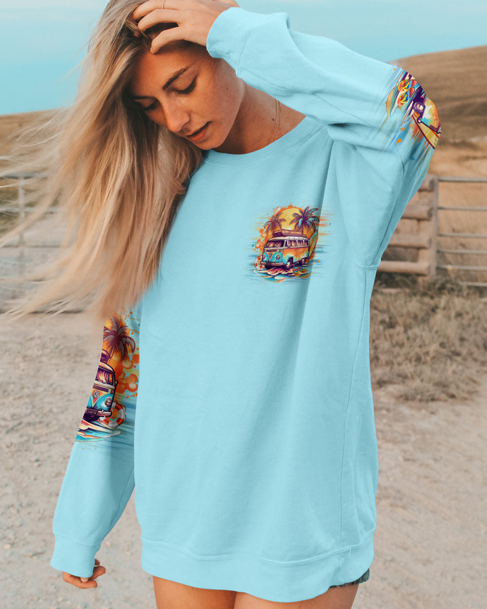 BLISSCORNERS SANDY TOES SUNKISSED NOSE ALL OVER PRINT