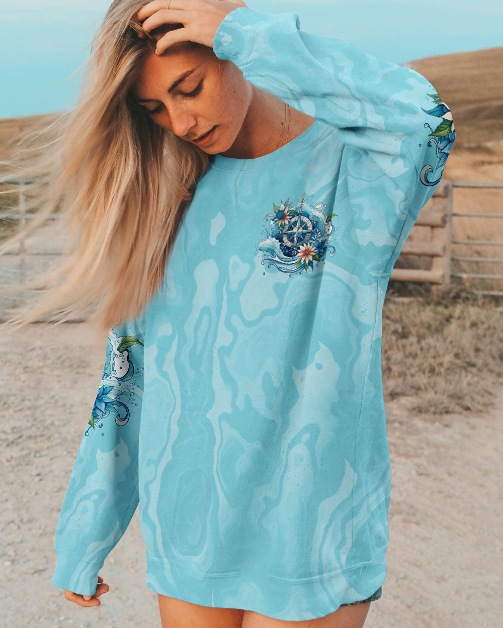 BLISSCORNERS SMELL THE SEA AND FEEL THE SKY ALL OVER PRINT