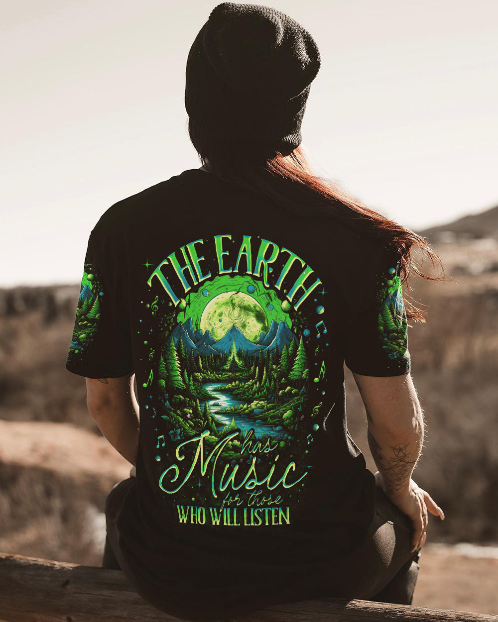BLISSCORNERS THE EARTH HAS MUSIC ALL OVER PRINT