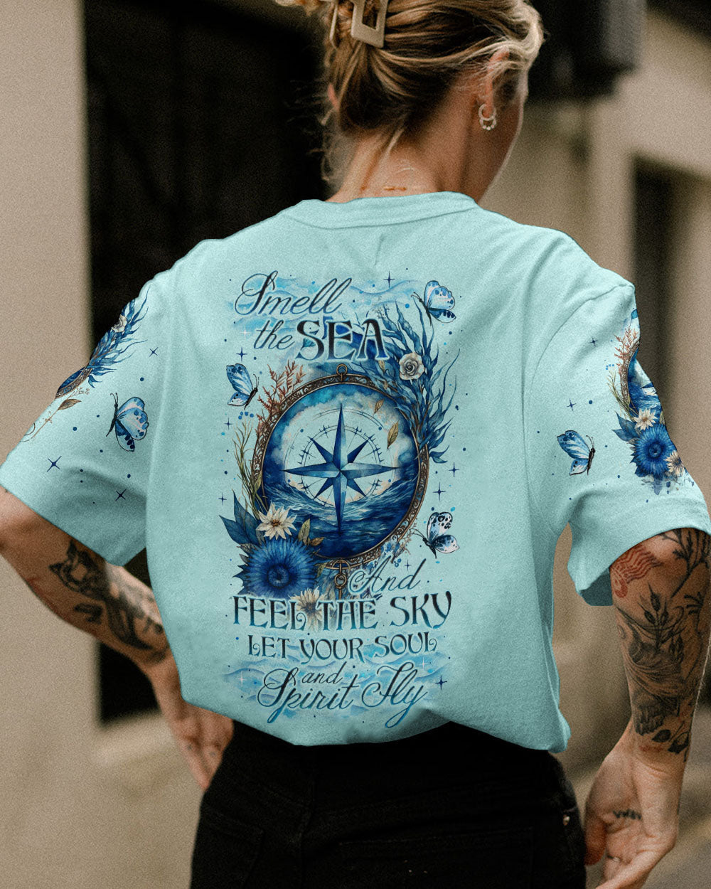 BLISSCORNERS SMELL THE SEA AND FEEL THE SKY ALL OVER PRINT