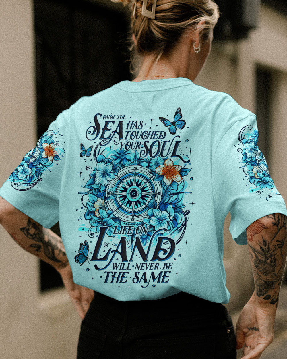 BLISSCORNERS THE SEA HAS TOUCHED YOUR SOUL ALL OVER PRINT
