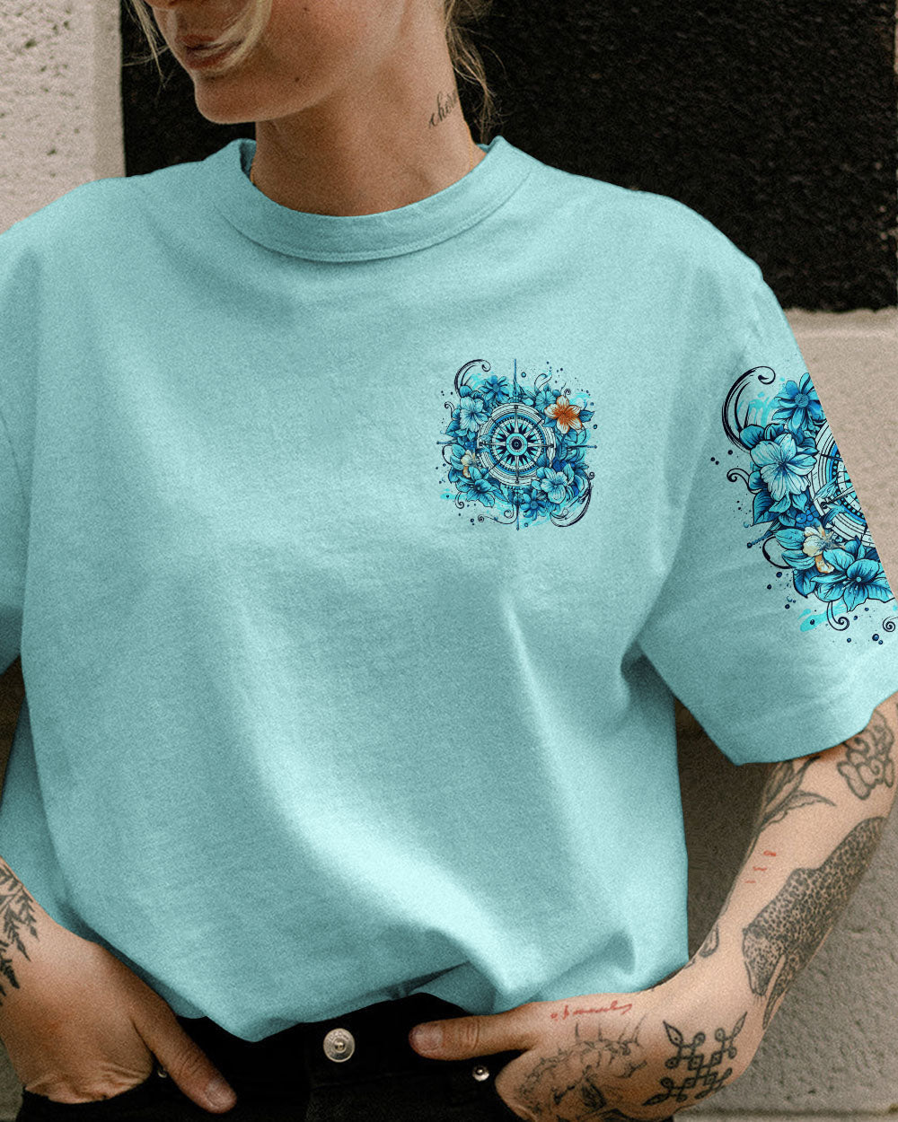 BLISSCORNERS THE SEA HAS TOUCHED YOUR SOUL ALL OVER PRINT