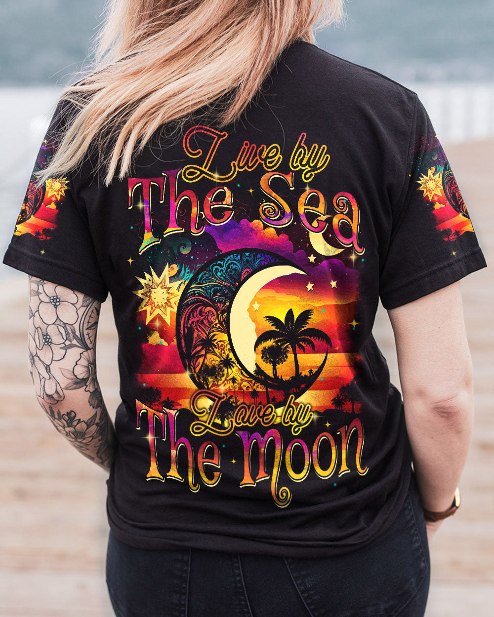 BLISSCORNERS LIVE BY THE SEA ALL OVER PRINT