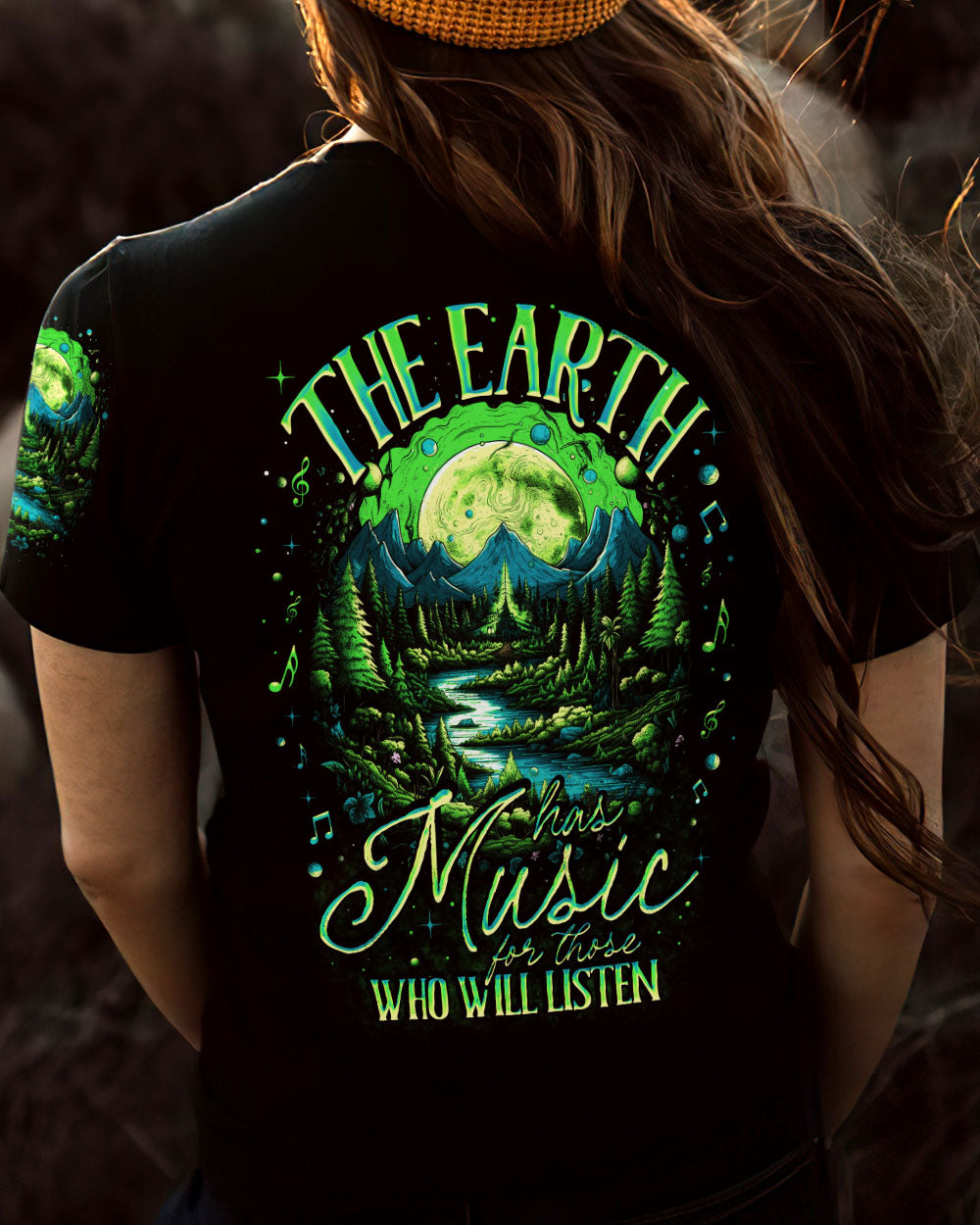 BLISSCORNERS THE EARTH HAS MUSIC ALL OVER PRINT