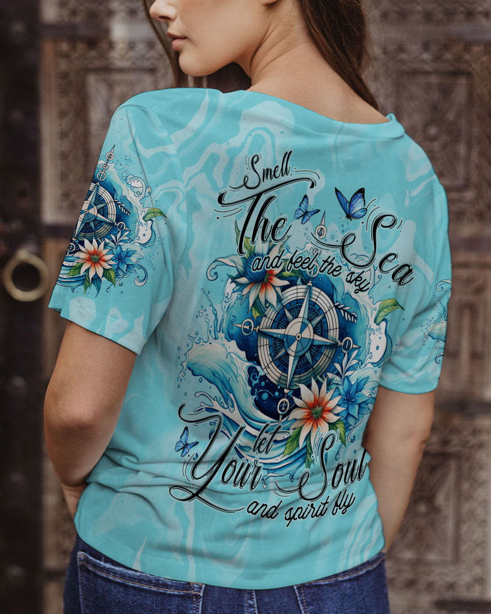 BLISSCORNERS SMELL THE SEA AND FEEL THE SKY ALL OVER PRINT