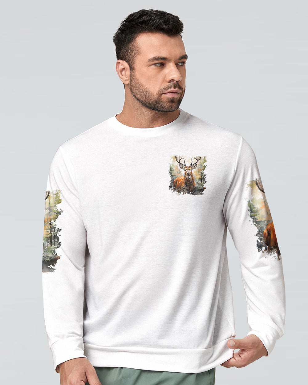 BLISSCORNERS THE CLOSER I GET TO NATURE DEER ALL OVER PRINT