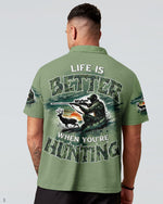 BLISSCORNERS LIFE IS BETTER WHEN YOU'RE HUNTING ALL OVER PRINT