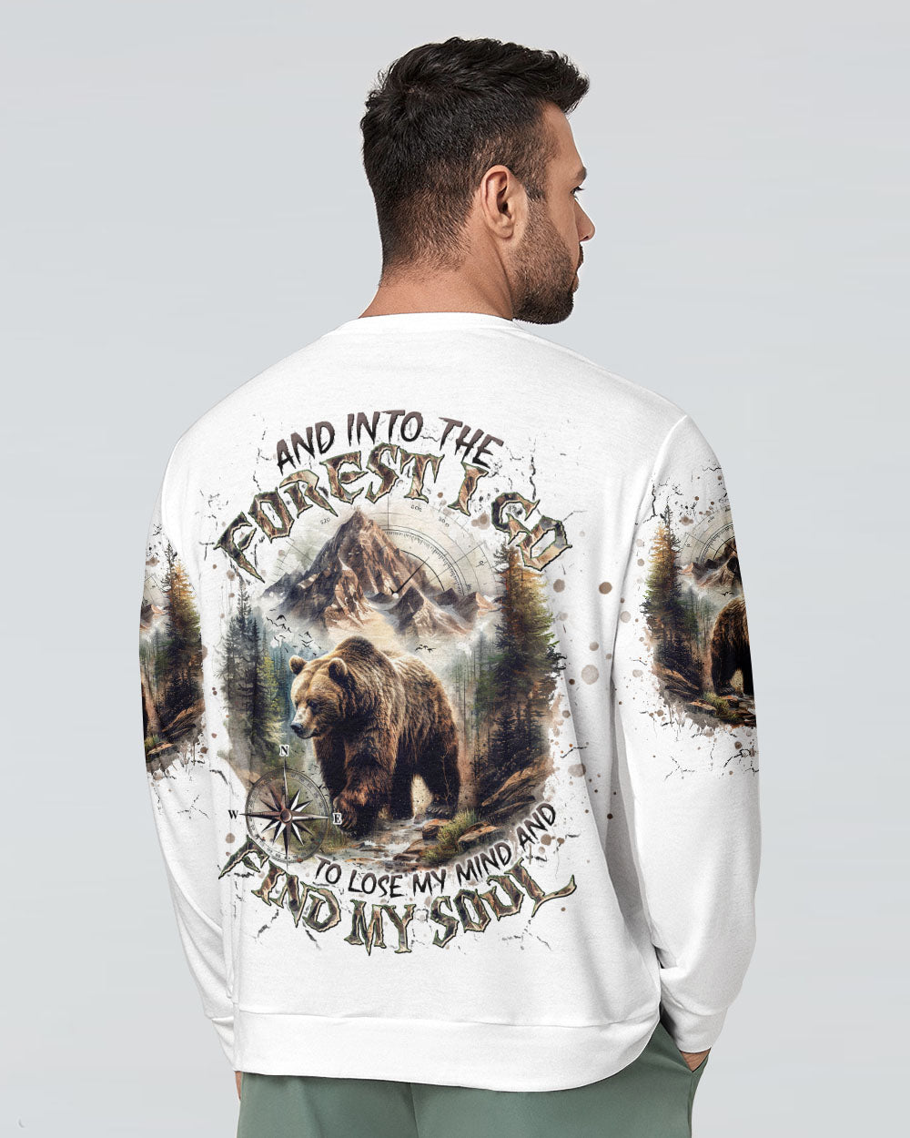 BLISSCORNERS AND INTO THE FOREST I GO BEAR ALL OVER PRINT