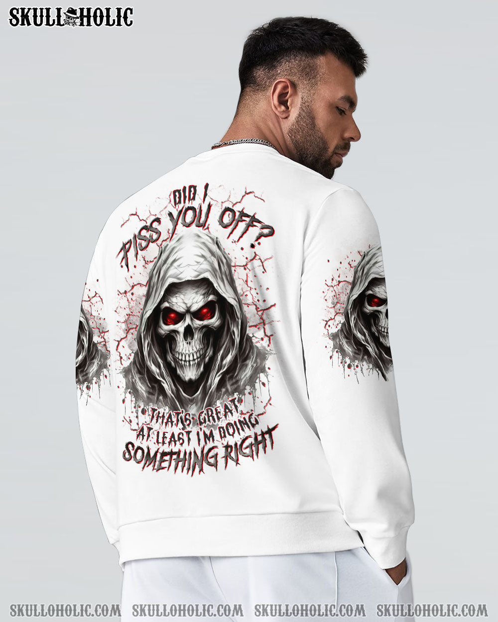 BLISSCORNERS DID I PISS YOU OFF SKULL REAPER ALL OVER PRINT
