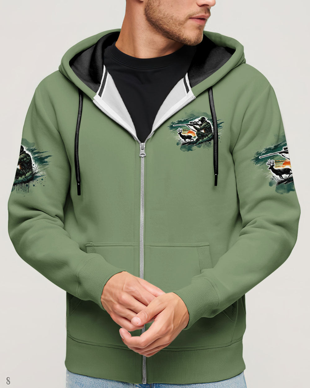 BLISSCORNERS LIFE IS BETTER WHEN YOU'RE HUNTING ALL OVER PRINT